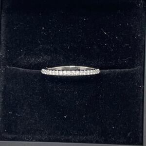 Moissanite Diamond Wedding Band Anniversary Ring GRA Certified Size 9